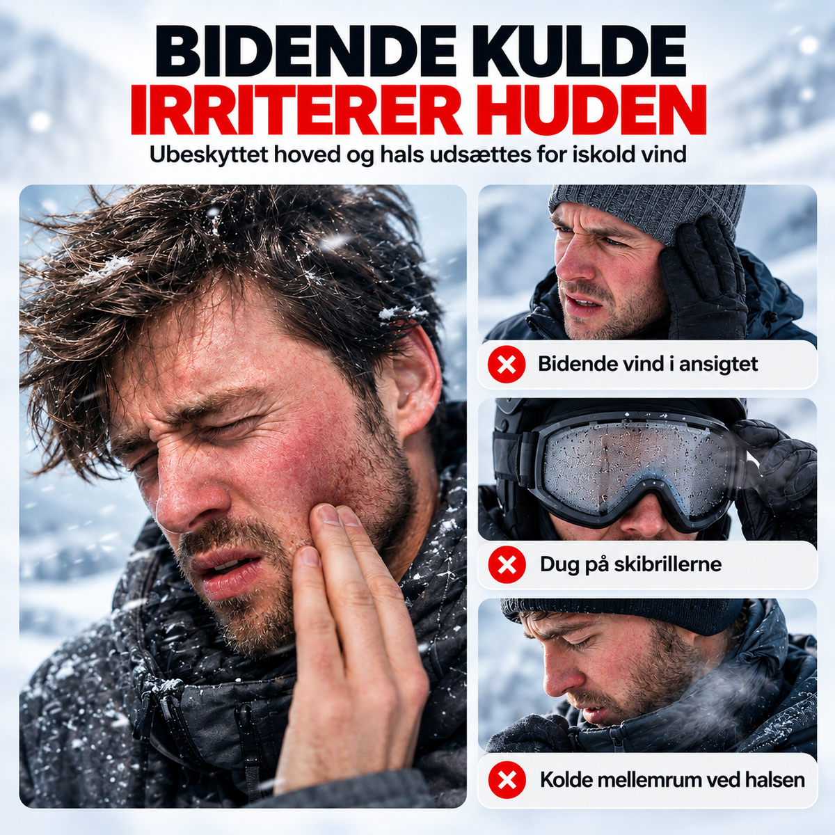 VinterVarm™ – Hold hoved, ansigt og hals varme på kolde vinterdage