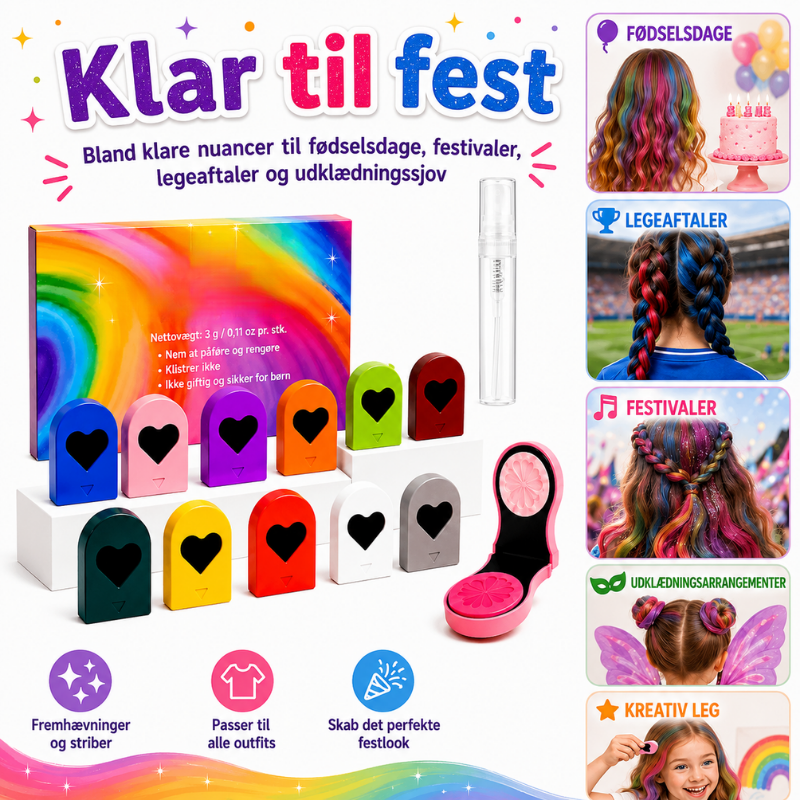 FarveHår™ – Skab dit eget farverige look på få minutter