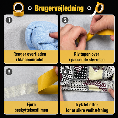 GripTape™ – Fastgør løse tæpper uden lim eller søm