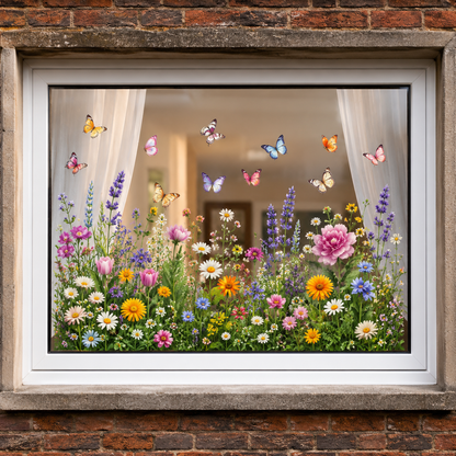 Blomsterglimt™ – Forvandl dine vinduer til et blomstrende sommerunivers 🌸