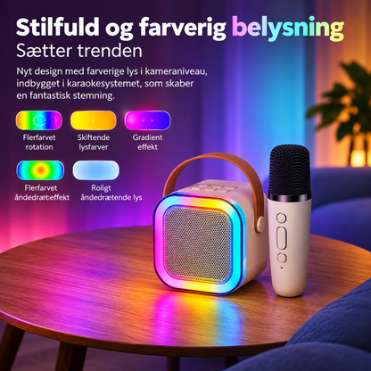 SangMagi™ – Gør enhver dag til en fest med karaoke og 2 trådløse mikrofoner