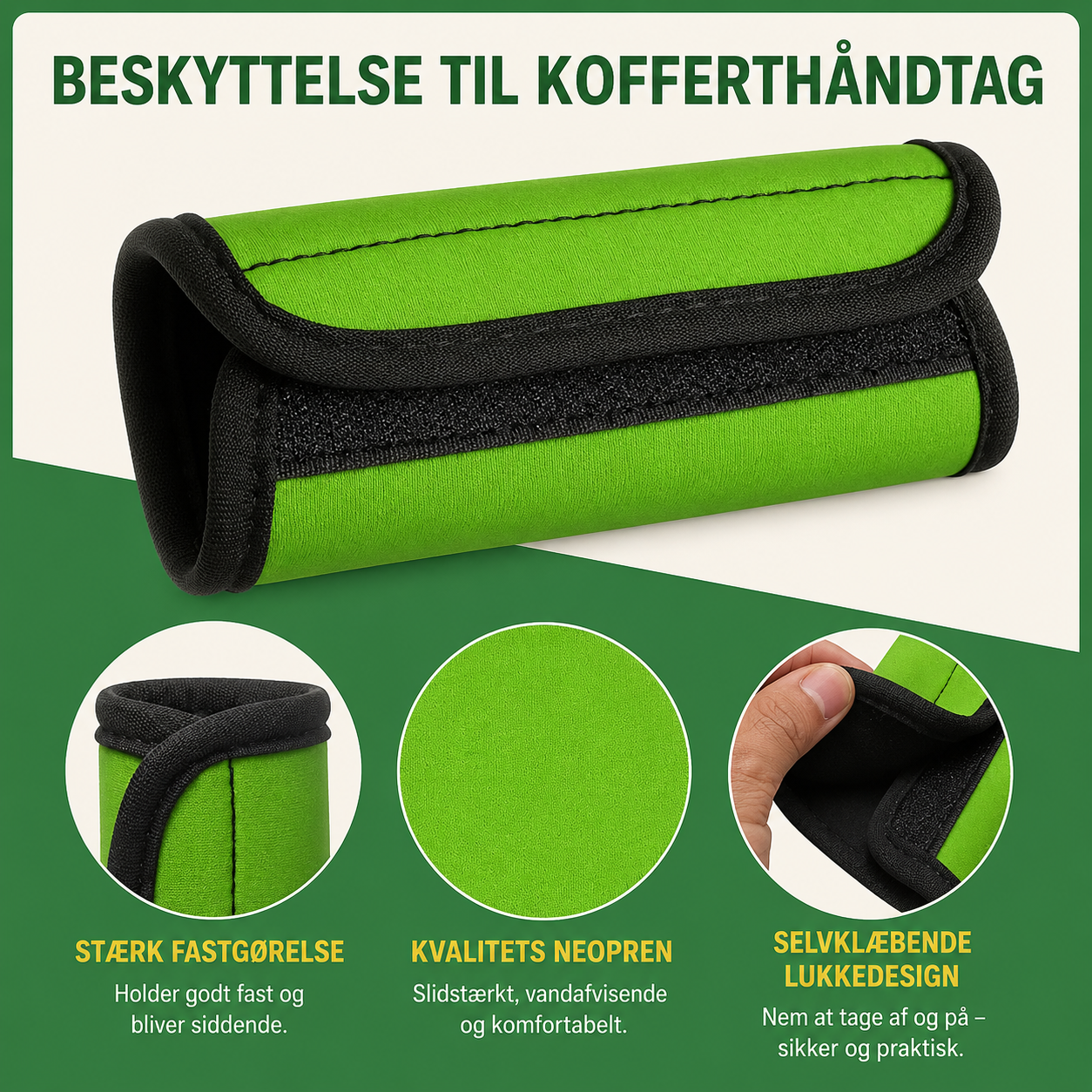 BagageGrip™ – Find din kuffert på få sekunder