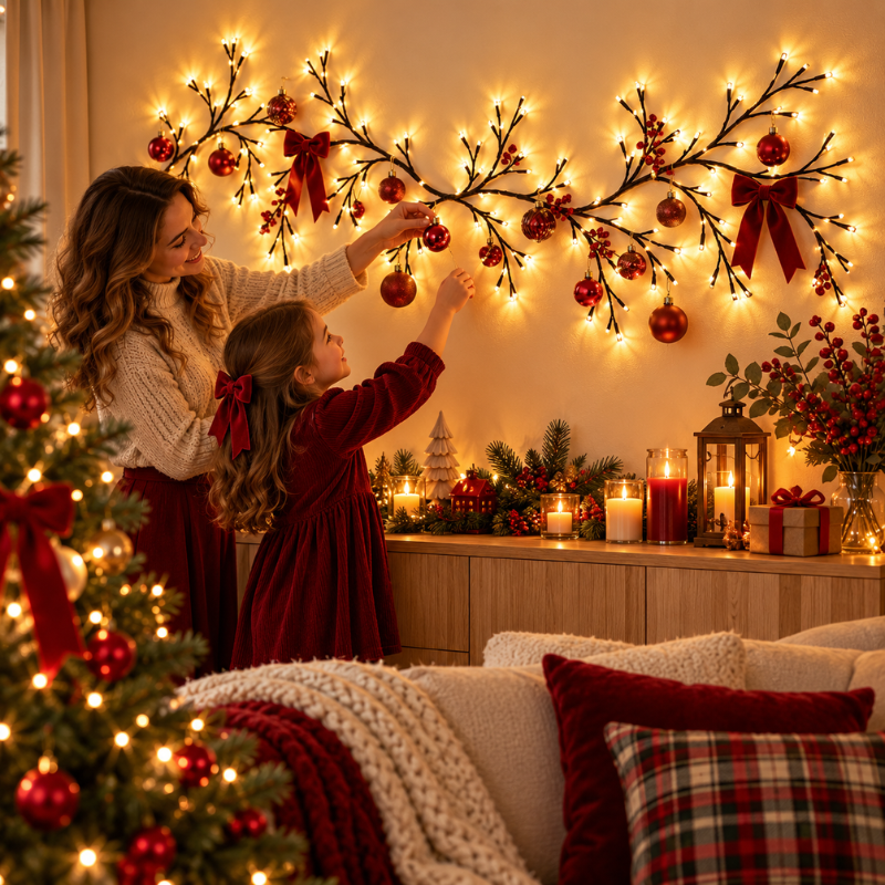 JuleGlimt™ – Lysende LED-grene, der skaber magisk julestemning