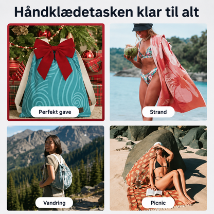 StrandKlar™ – Taske og håndklæde i ét