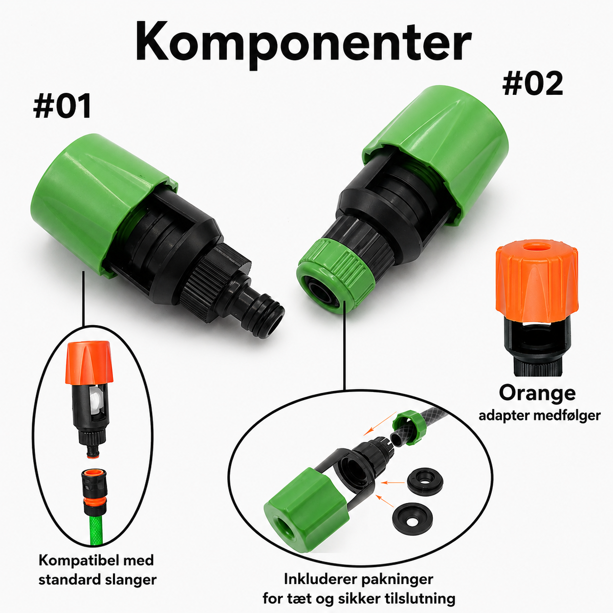 KranSnap™ – Gør din vandhane klar på sekunder