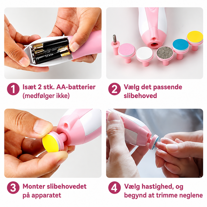 BabyKlip™ – Sikker neglepleje til de mindste fingre.