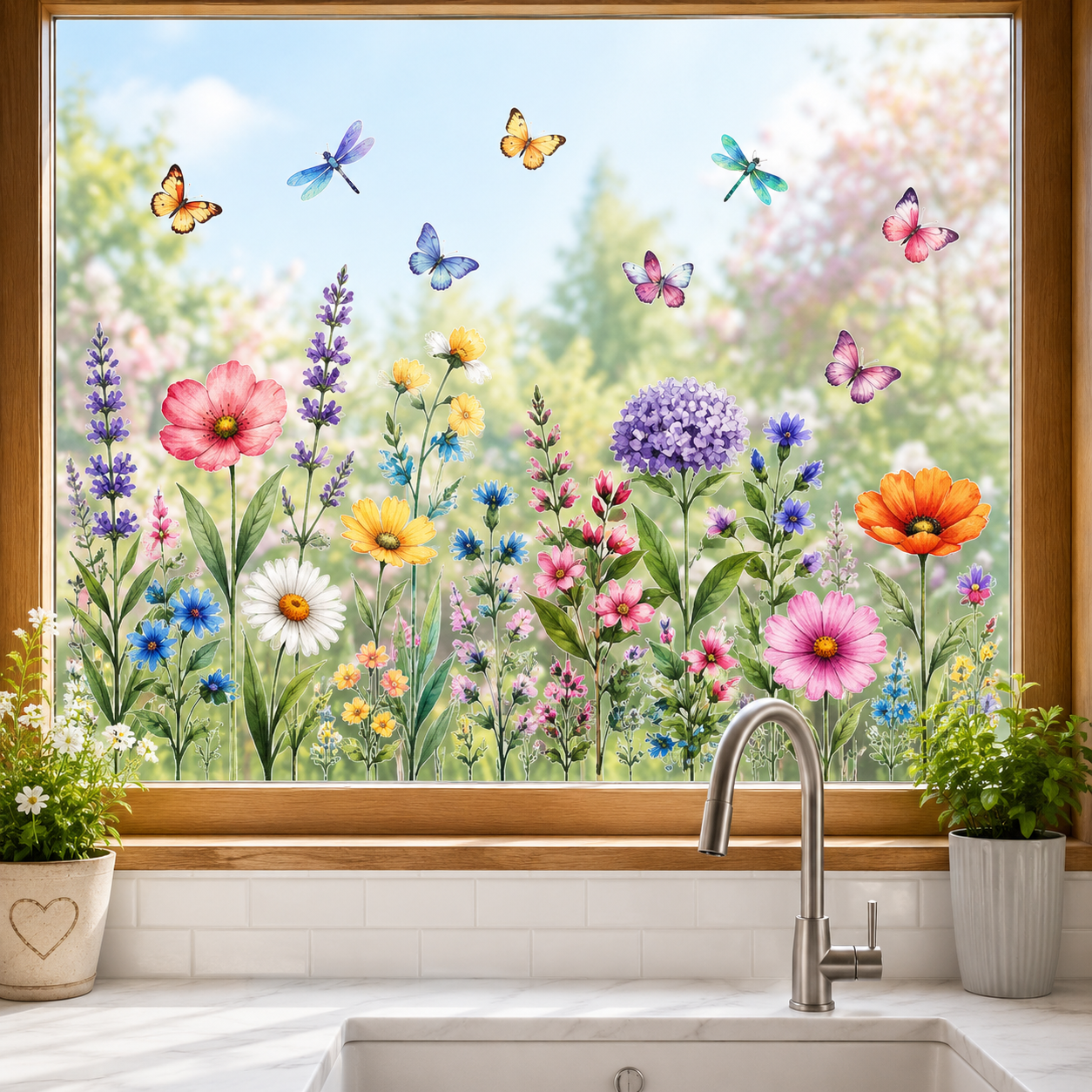 Blomsterglimt™ – Forvandl dine vinduer til et blomstrende sommerunivers 🌸