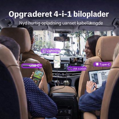 AutoLys™ – 4-i-1 Hurtigoplader med Stjernehimmel