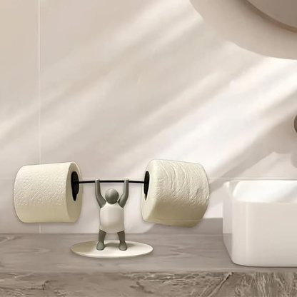 MuskelRulle™ – Den stærkeste toiletpapirholder i badeværelset