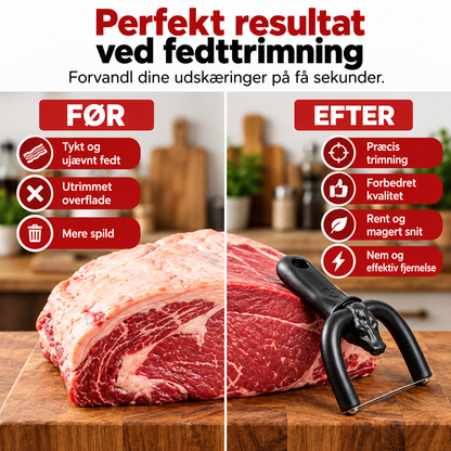 FedtSnit™ – Fjern nemt fedt og sener fra kød med præcision