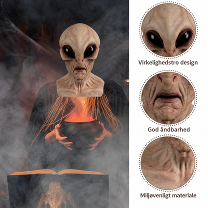 SkrækMaske™ – Et uhyggeligt realistisk look til Halloween