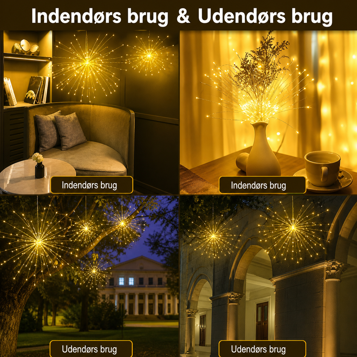 FireGlow™ Solcelle Lyskugler – Skab magisk stemning i haven uden ledninger