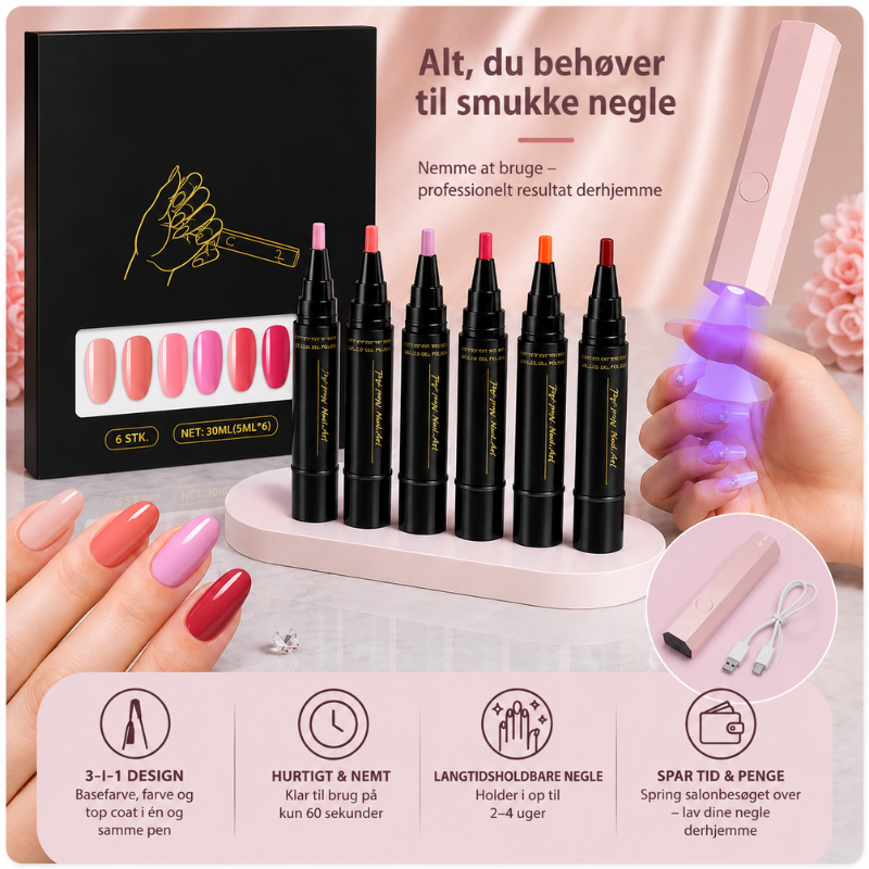 GelGlans™ – Professionelle negle hjemmefra