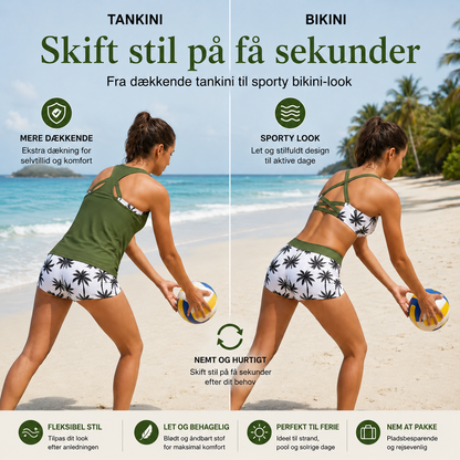 Soleia™ Active Tankini – Smuk dækning, fri bevægelse og komfort hele dagen "