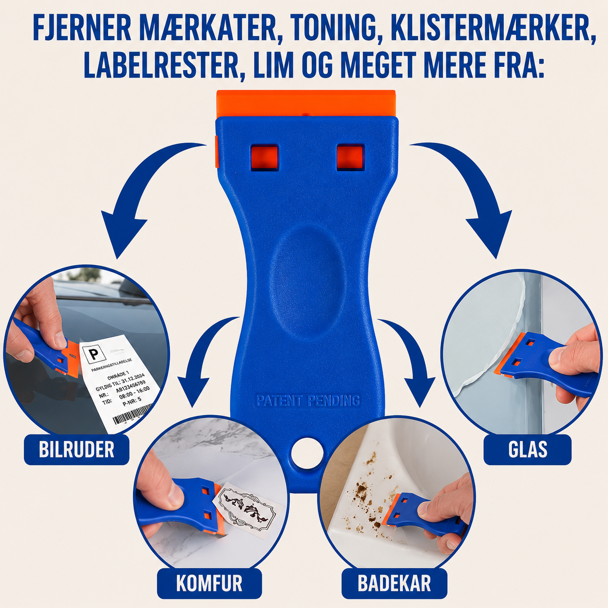 SkrabeFri™ – Fjerner rester uden ridser
