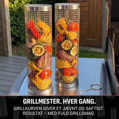 GrillKurv™ 360 – Perfekt grillning uden mad, der falder gennem risten