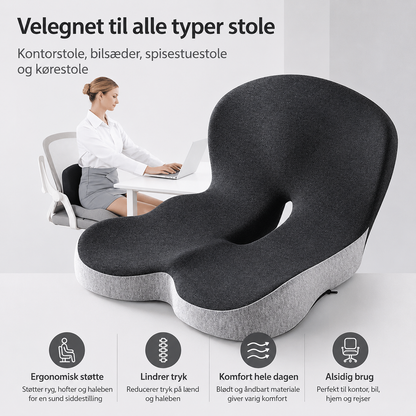 RygStøtte™ – Støtte præcis dér, hvor din krop har brug for det.