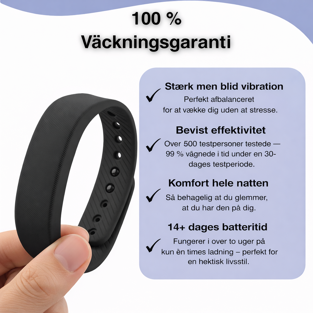 VågenPulse™ – Smart armbånd med pulsmåling & intelligent vækning