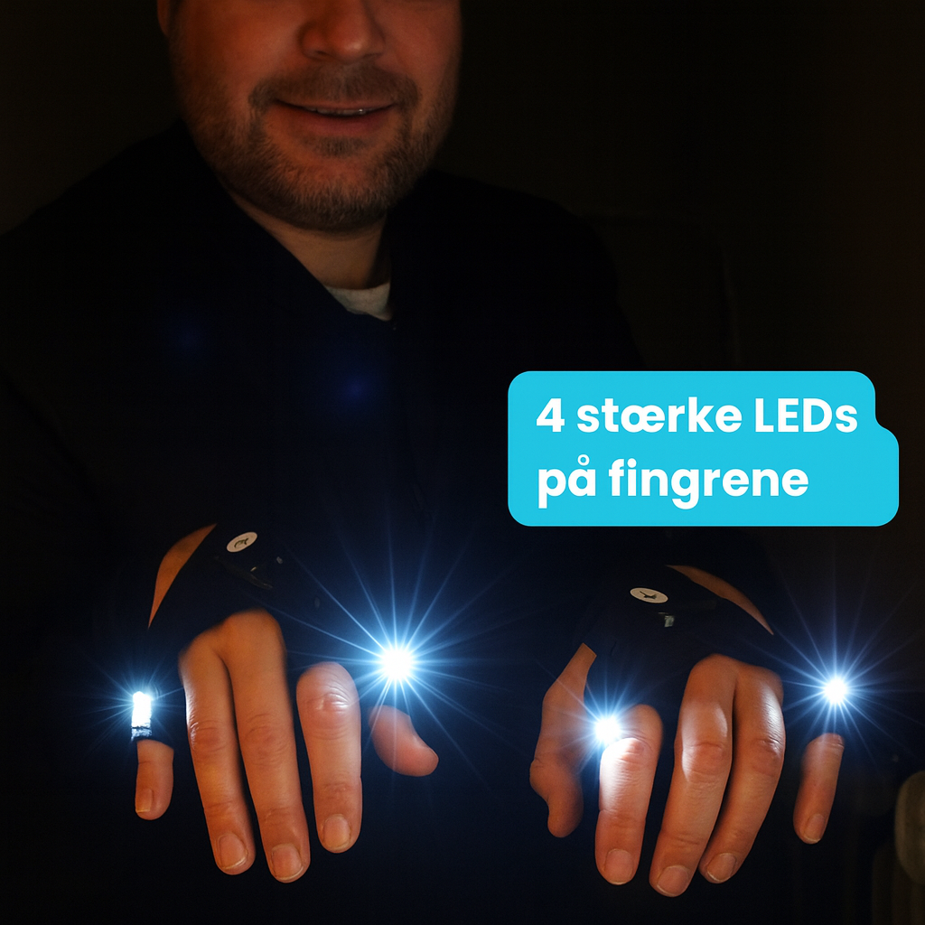 FingerLys™ -Lys præcis dér, hvor du har brug for det.