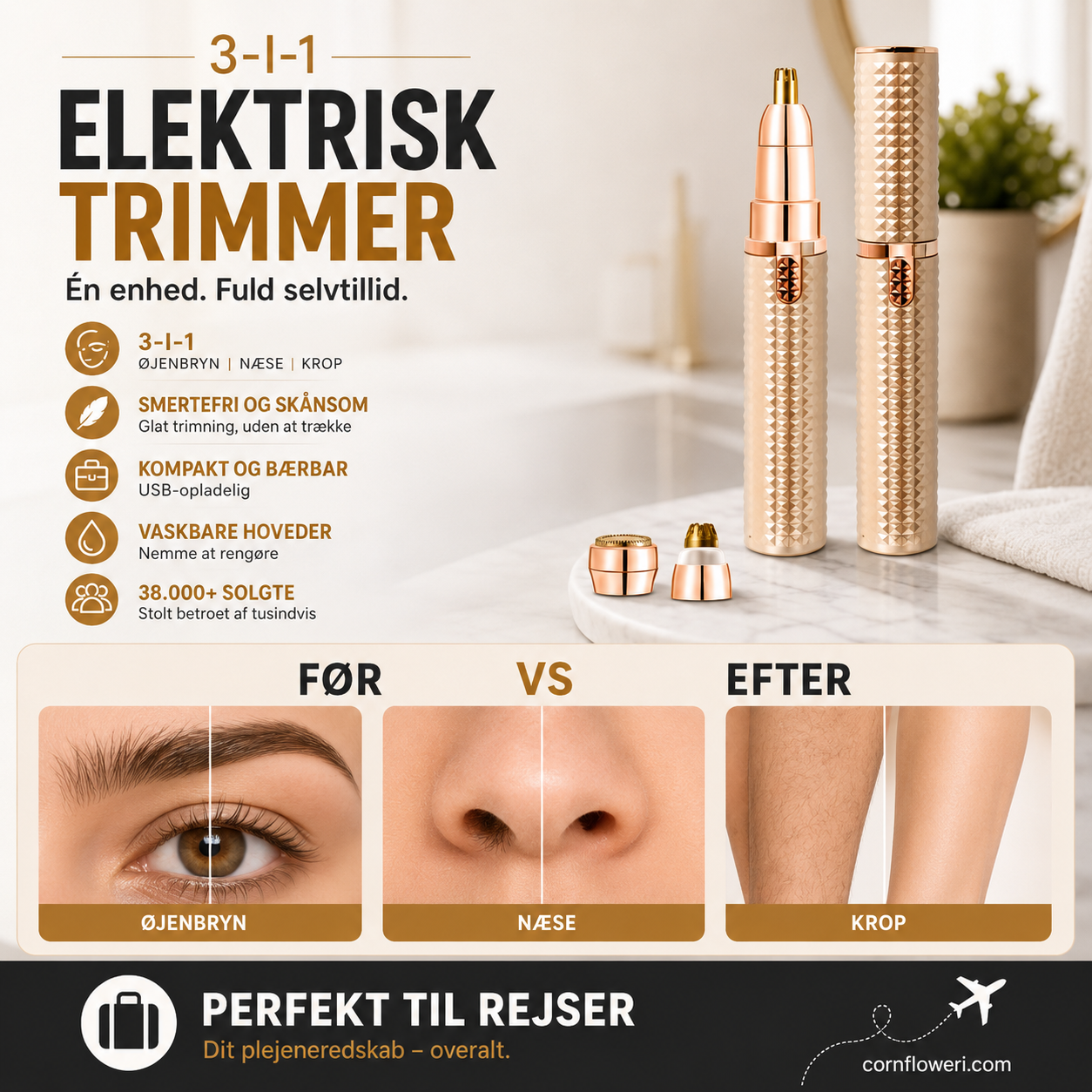 PerfektBryn™ – Form perfekte bryn uden smertefuld plukning