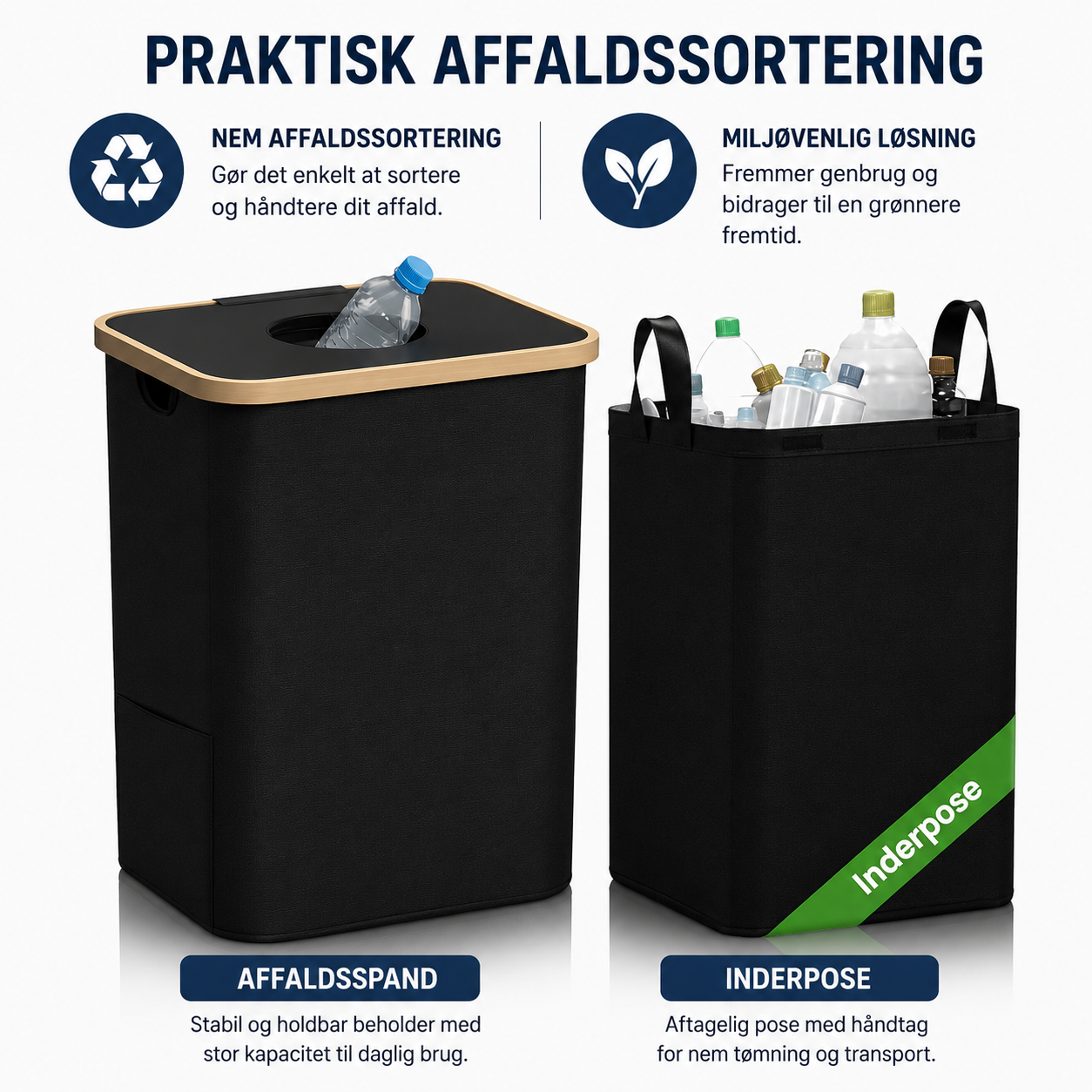 EcoSort™ – Gør genbrugsrod til stilfuld organisering