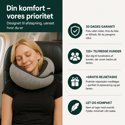 DrømmeRo™ – Eksklusiv nakkestøtte til rejsen