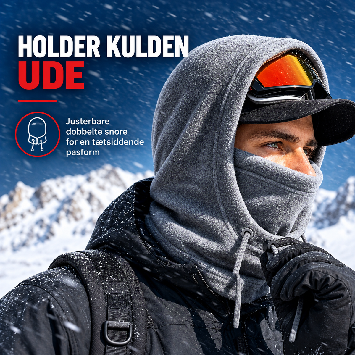 VinterVarm™ – Hold hoved, ansigt og hals varme på kolde vinterdage