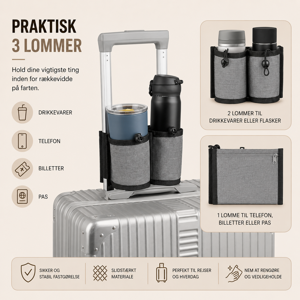 RejseHold™ – Hav din kaffe lige ved hånden på hele rejsen