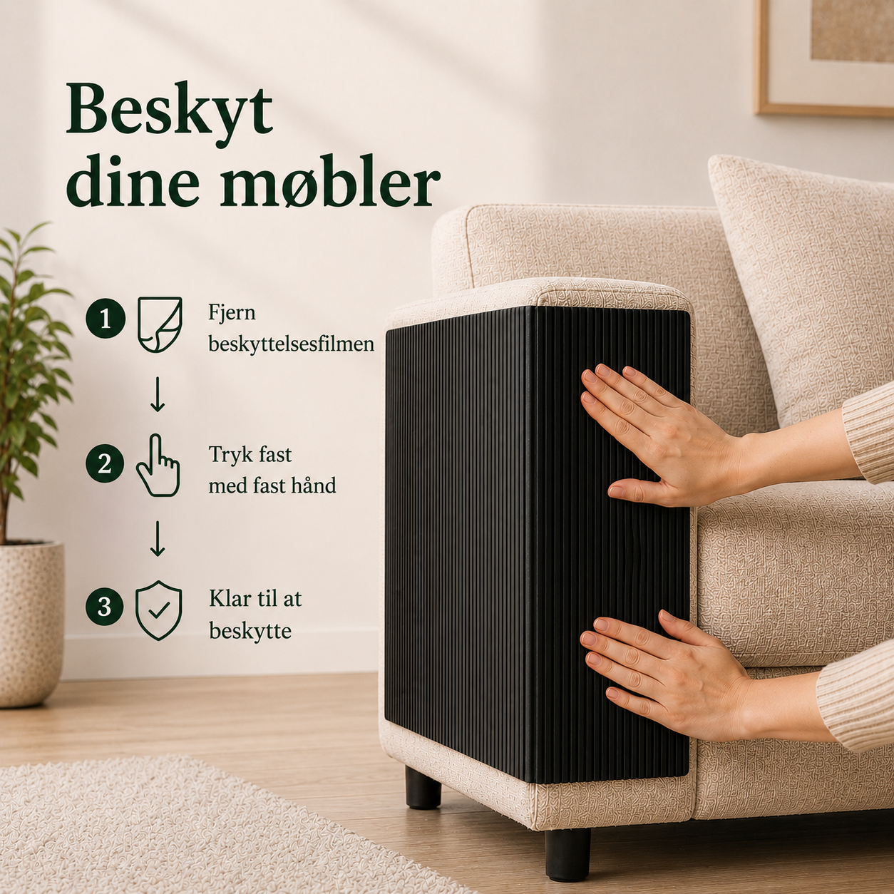 KradsKlar™ – Slip kradsemærker på sofaen