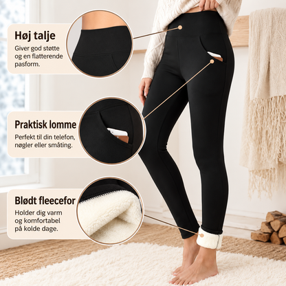 VinterBlød™ – Hold benene varme hele vinteren med bløde, fleeceforede leggings