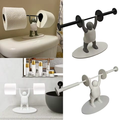 MuskelRulle™ – Den stærkeste toiletpapirholder i badeværelset