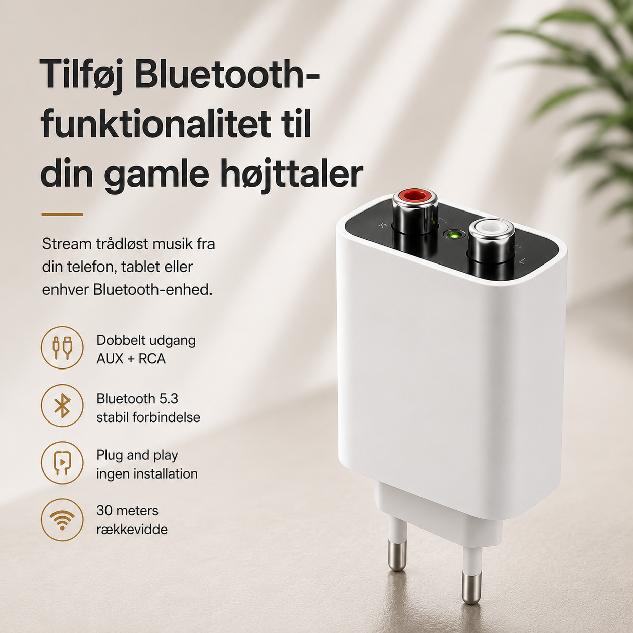 LydLink™ – Gør dit gamle anlæg trådløst på sekunder