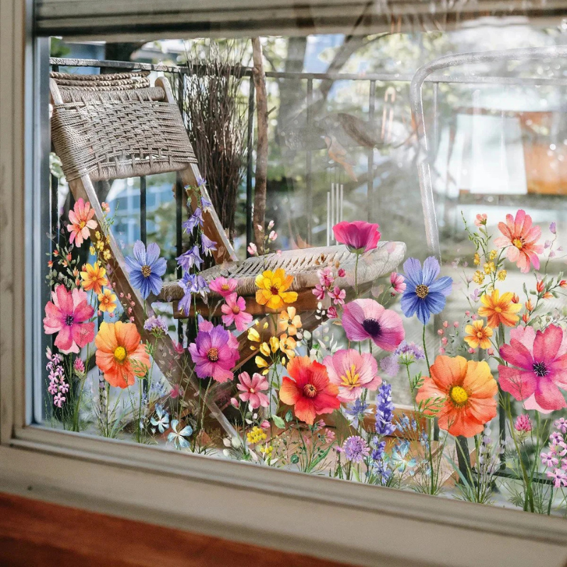 Blomsterglimt™ – Forvandl dine vinduer til et blomstrende sommerunivers 🌸