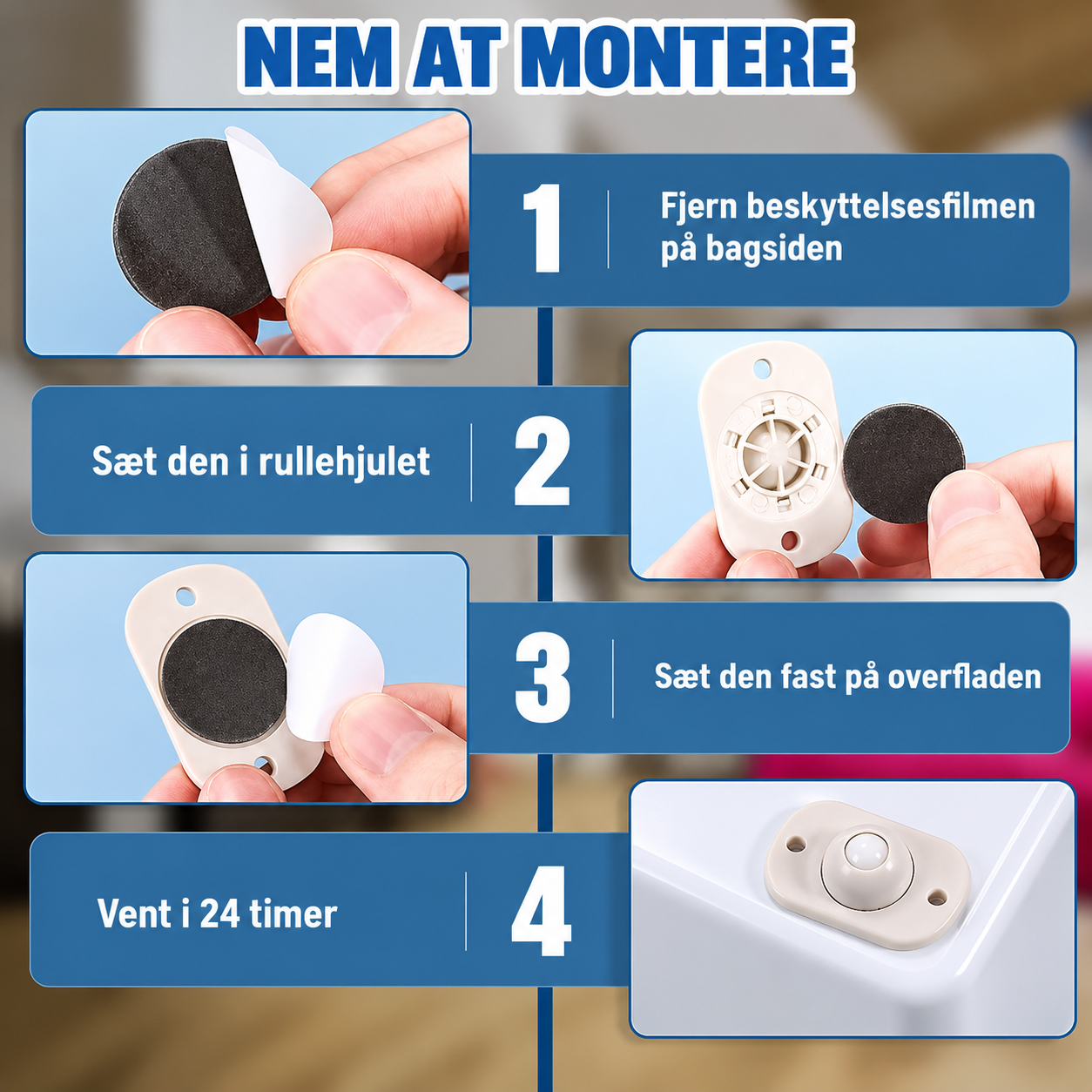 RulleLet™ | Flyt tunge ting nemt i alle retninger