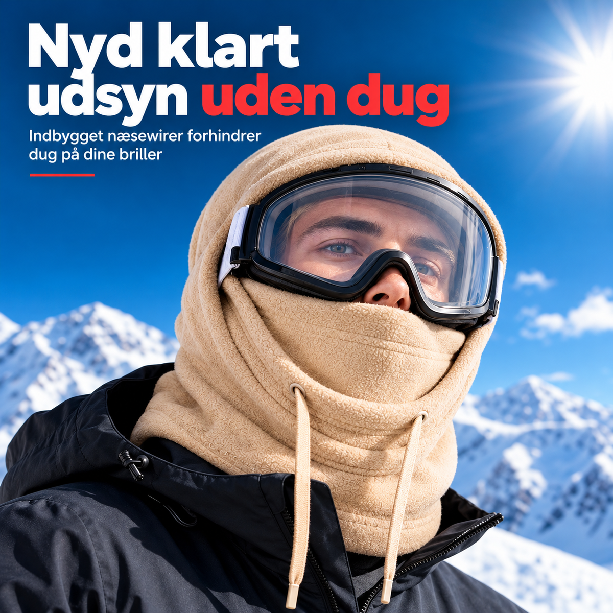 VinterVarm™ – Hold hoved, ansigt og hals varme på kolde vinterdage