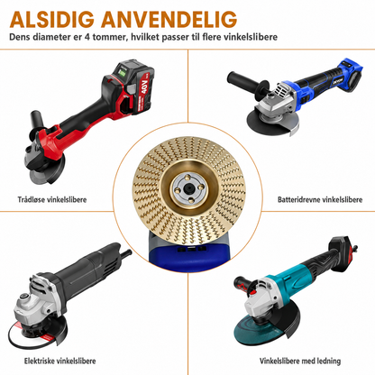 WoodForge™ Pro Kit - Forvandl din vinkelsliber til et præcisionsværktøj