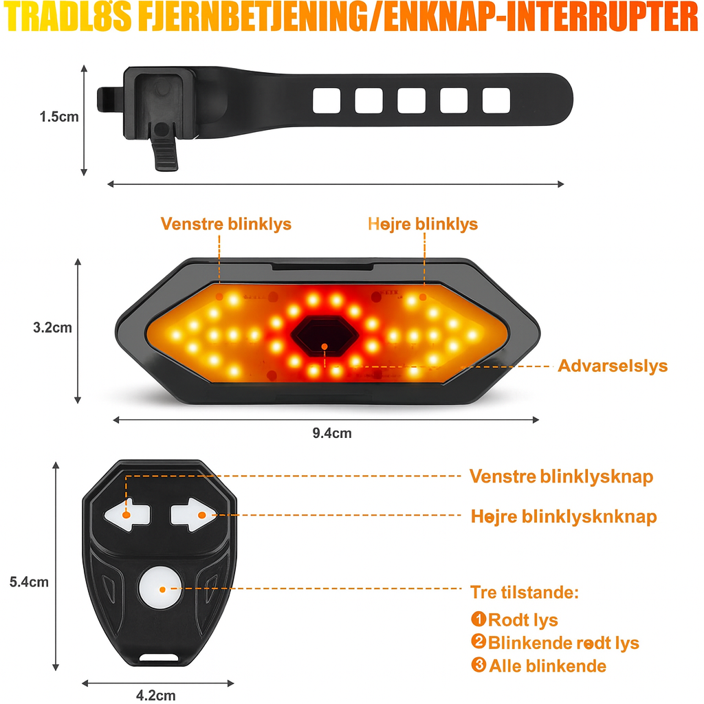 BlinkRide™ – Gør din cykeltur tryggere i mørket