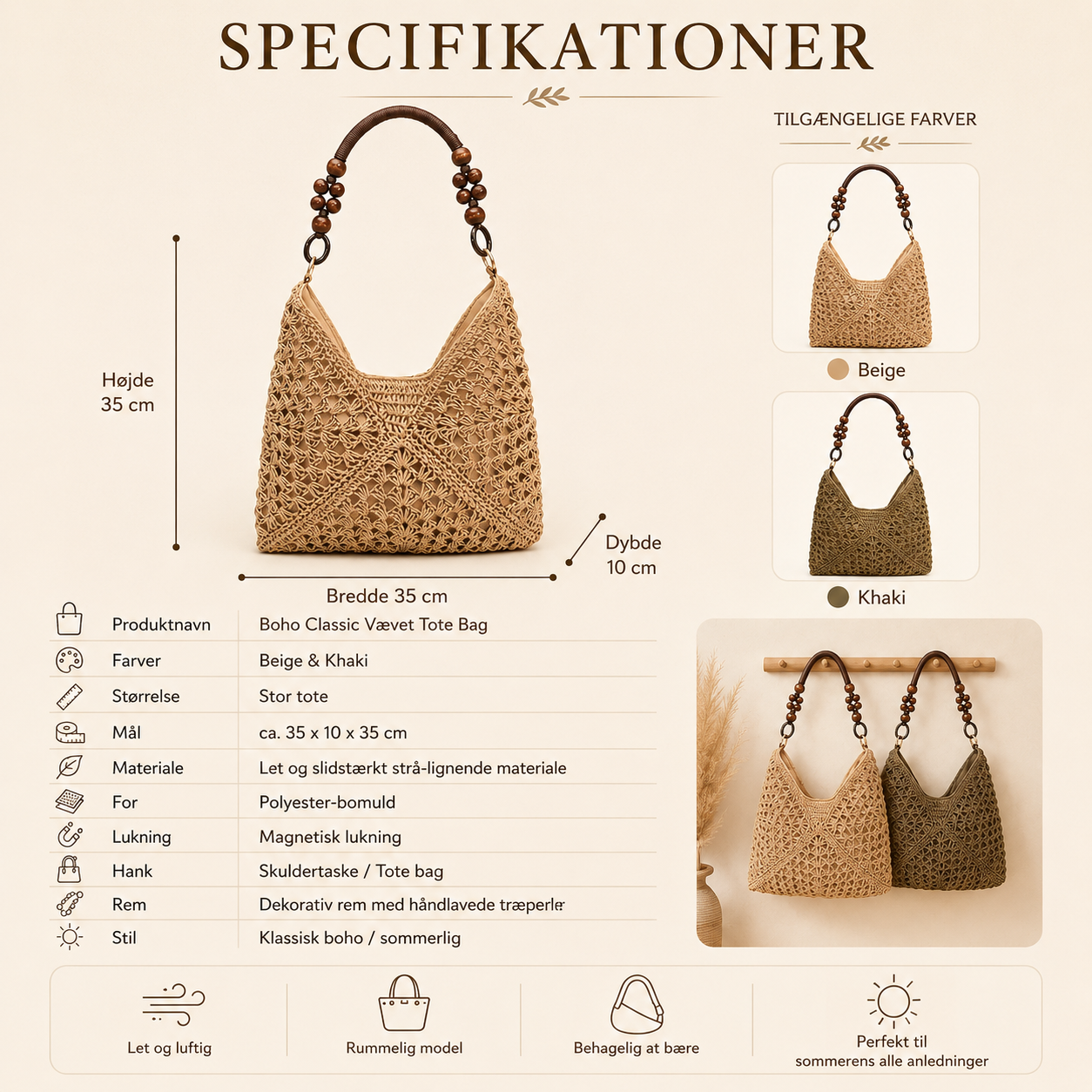 SommerFlet™ – Den perfekte taske til solrige dage ☀️