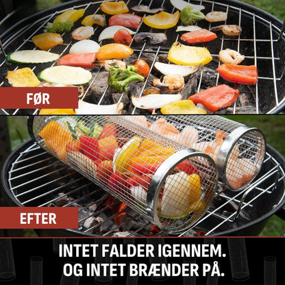 GrillKurv™ 360 – Perfekt grillning uden mad, der falder gennem risten