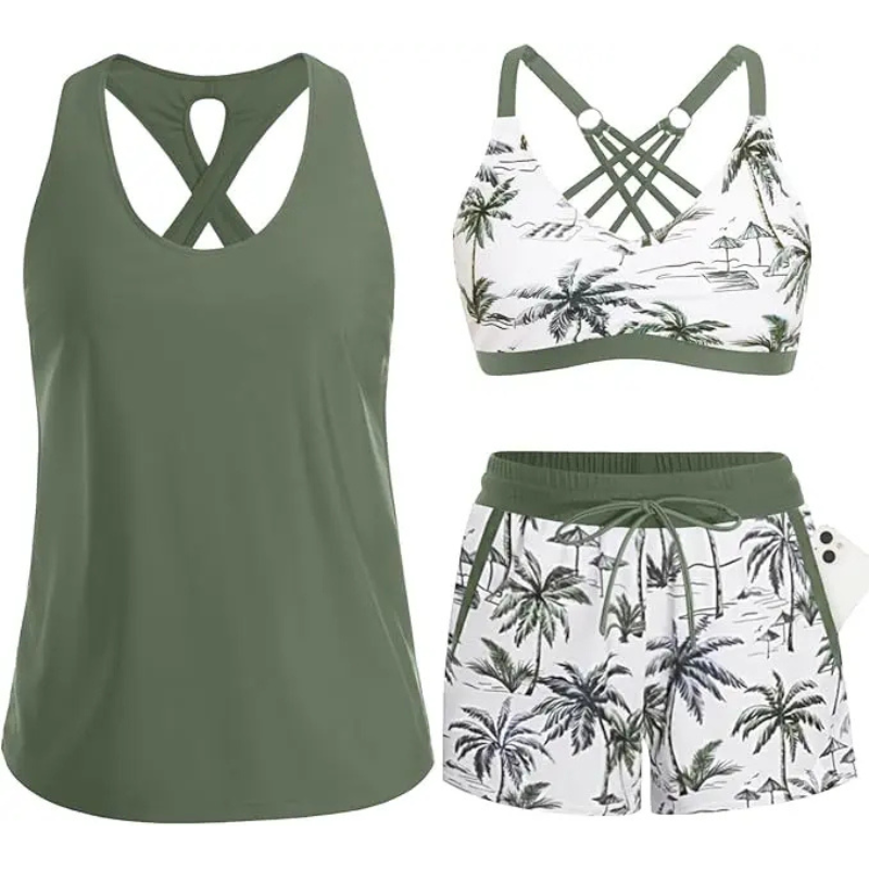 Soleia™ Active Tankini – Smuk dækning, fri bevægelse og komfort hele dagen "
