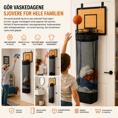 KurvSkud™ – Gør vasketøjet til et slam dunk