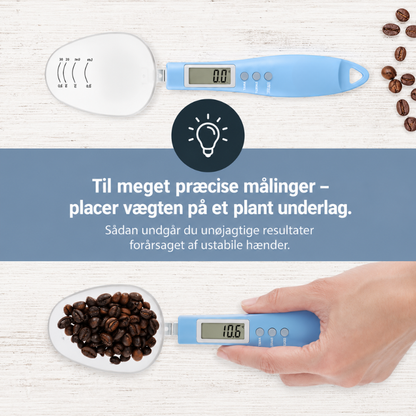 PræcisionsSke™ – Mål med præcision ned til 0,1 gram