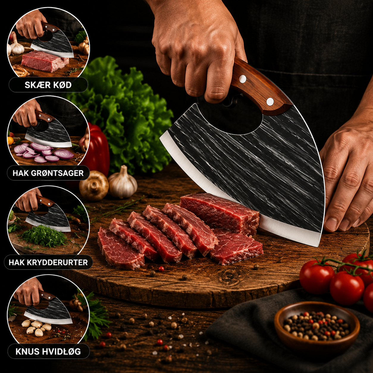 GrillMester™ - Ekstrem skarphed til grill, BBQ og køkken
