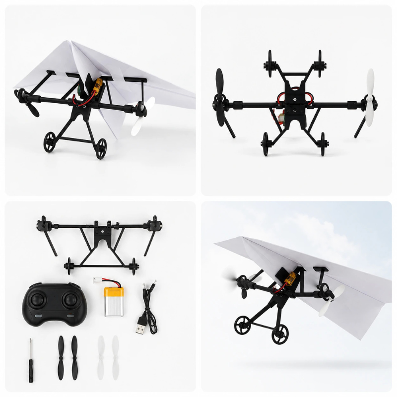 PapirPilot™ – Fra papirfly til fjernstyret fly