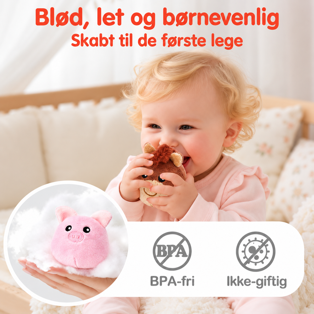 BondeVenner™ – En blød bondegård fyldt med søde plysdyr