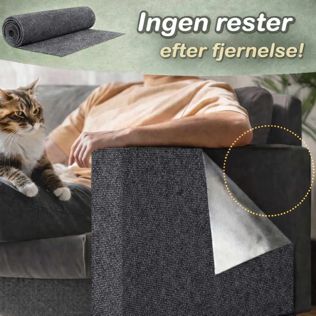 SofaGuard™ Kradsebeskytter – Beskyt din sofa uden at begrænse din kat