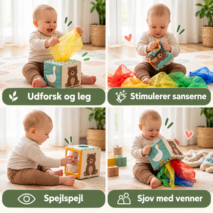 TrækMagi™ – Montessori-aktivitetsboks, der stimulerer barnets sanser og finmotorik