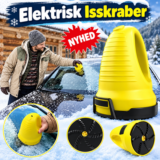 IsFri™ – Fjern is fra bilruden på få sekunder med den kraftfulde, trådløse isskraber