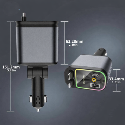 AutoLys™ – 4-i-1 Hurtigoplader med Stjernehimmel