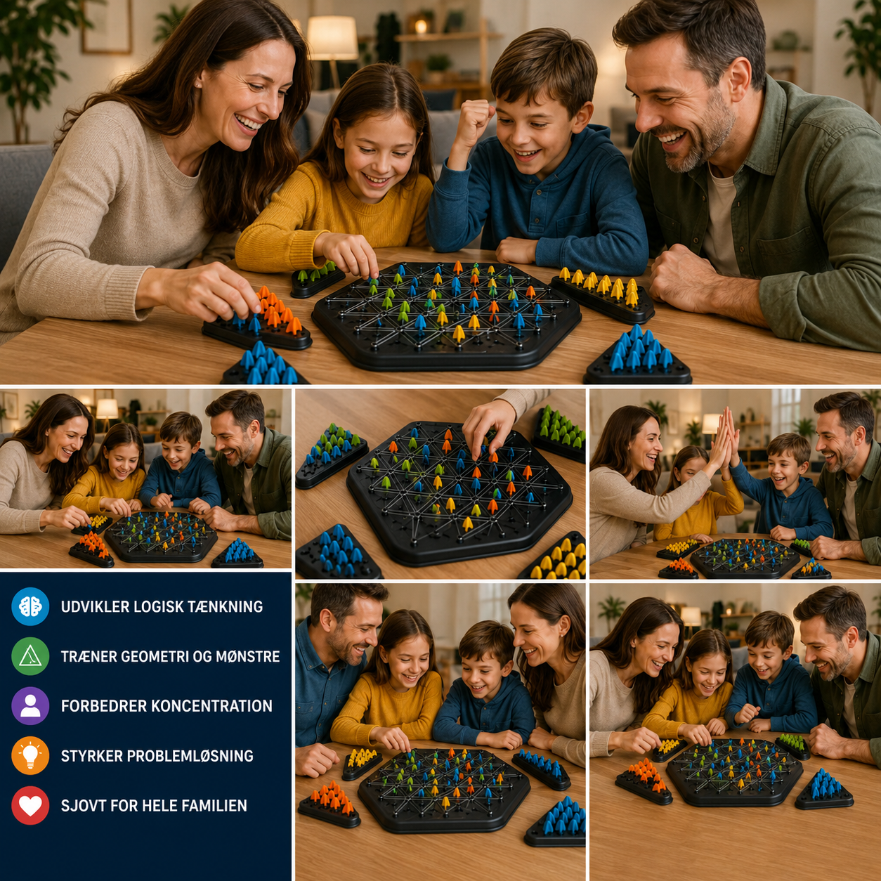 TrekantJagt™ - Det sjove strategispil for hele familien
